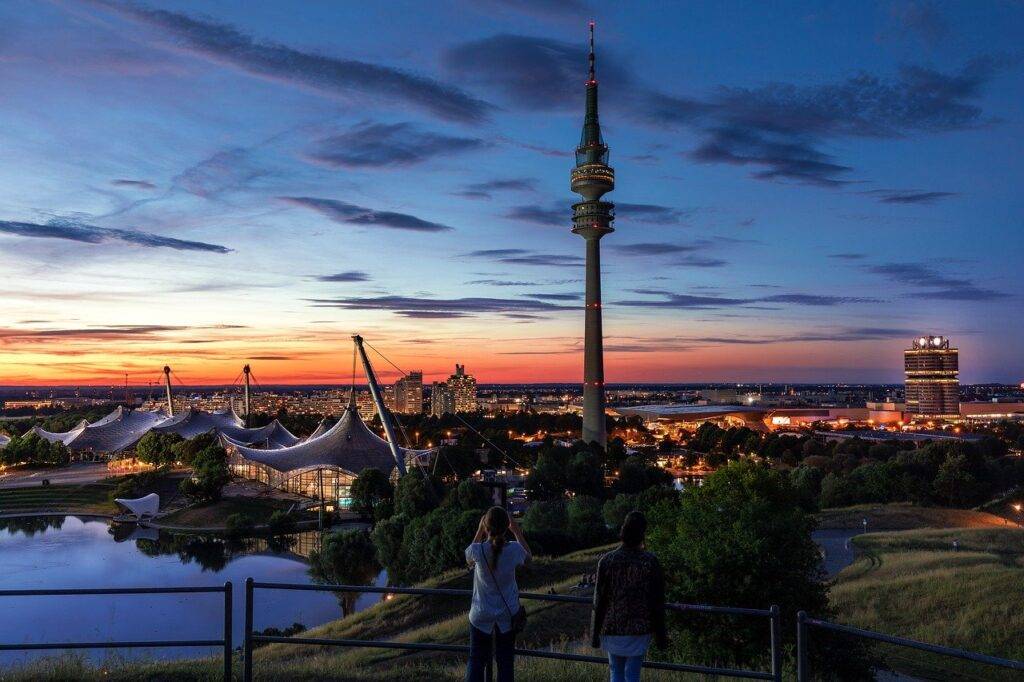 München Sonnenuntergang
